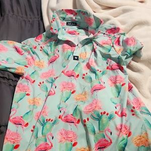 Mens bad birdie polo size small